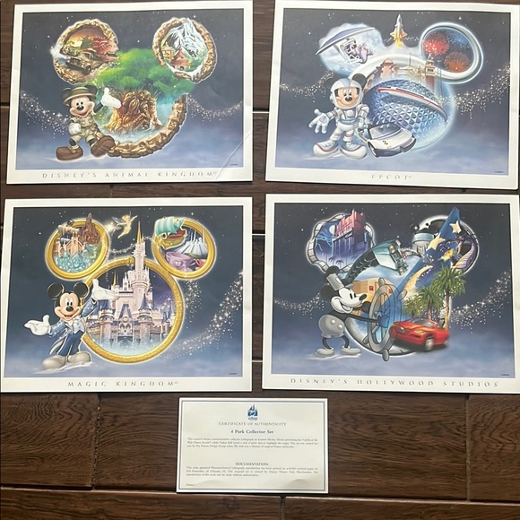 Disney Park Collection Prints - Picture 1 of 7